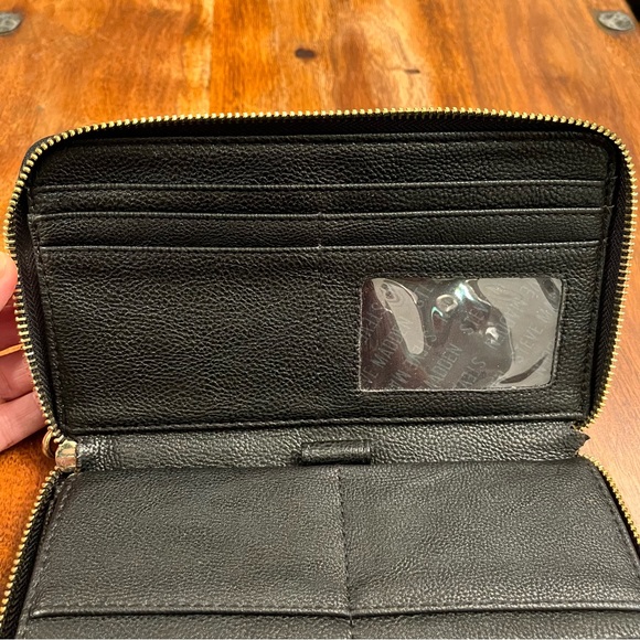 Steve Madden black alligator skin look wallet - Picture 5 of 8